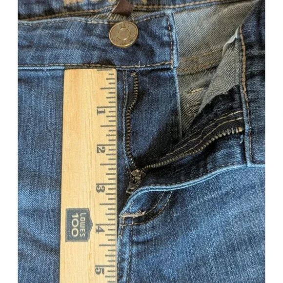 KUT from the Kloth Catherine Boyfriend Jeans Blue Wash Size 14 Cut# 73827 - Picture 3 of 15